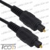 Фото, характеристики, описание Шнур оптический (toslink plug - toslink plug) диам.-4мм, 5метров, Tcom