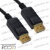 Фото, характеристики, описание Шнур штекер Display Port - штекер Display Port, 1м, чёрный, Tcom