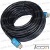 Фото, характеристики, описание Шнур HDMI 8K (штекер - штекер) version 2.1, 10м, чёрный, в блистере