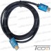 Фото, характеристики, описание Шнур HDMI 8K (штекер - штекер) version 2.1, 2м, чёрный, в коробке