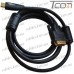 Шнур HDMI (штекер HDMI - штекер DVI), "позолоченный", диам.- 6,0мм, 2м, чёрный (в блистере), Tcom рис 4