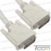 Купить Шнур DVI (24+1) (штекер DVI - штекер DVI), с фильтрами, 10м, в блистере, серый по выгодной цене