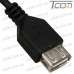 Купить Удлинитель USB штекер A - гнездо А, Vers.2.0, диам.-4мм, 1,5 метра, чёрный, Tcom по выгодной цене