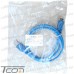 Шнур USB штекер USB А - штекер micro USB type B, Version 3.0, 80см, синий рис 5
