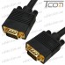 Купить Шнур VGA "ULT-unite" (шт.- шт.), 3+9, с фильтрами, gold, 25м, чёрный, в коробке по выгодной цене