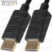 Купить Шнур штекер Display Port - штекер Display Port, gold, чёрный, 1.8м по выгодной цене