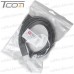 Шнур штекер Display Port - штекер Display Port, gold, чёрный, 3м рис 5