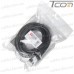 Шнур штекер Display Port - штекер Display Port, gold, чёрный, 5м рис 5