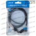 Цена от 31.57 грн. на Шнур компьютерный штекер USB А - штекер miсro USB (Samsung), 2.1А, сетка, диам.-4,5мм, 1м, чёрный, Tcom