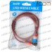 Цена от 31.57 грн. на Шнур компьютерный штекер USB А - штекер miсro USB (Samsung), 2.1А, сетка, диам.-4,5мм, 1м, красный, Tcom