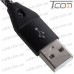 Фото, характеристики, описание Шнур компьютерный штекер USB А - штекер micro USB, в сетке, 1м, чёрный, Tcom