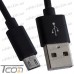 Цена от 69.61 грн. на Шнур шт.USB А -шт.miсroUSB (Samsung) витой, 1м, чёрный, Tcom