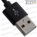 Шнур шт.USB А -шт.miсroUSB (Samsung) витой, 1м, чёрный, Tcom рис 4