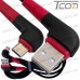 Купить Шнур компьютерный штекер USB А угловой - штекер micro USB угловой, прорезиненный, 1м, чёрный, Tcom по выгодной цене