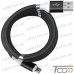 Купить Шнур штекер USB А - штекер micro USB, магнитная смотка, 1м, чёрный, Tcom по выгодной цене
