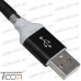 Цена от 72.00 грн. на Шнур штекер USB А - штекер micro USB, магнитная смотка, 1м, чёрный, Tcom
