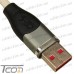 Фото, характеристики, описание Шнур компьютерный штекер USB А - штекер iPhone 6, джинсовый, хаки, 1м, Tcom