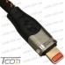 Цена от 78.75 грн. на Шнур компьютерный штекер USB А - штекер iPhone 6, джинсовый, хаки, 1м, Tcom