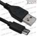Фото, характеристики, описание Шнур штекер USB A - штекер USB type C, 1,5м, чёрный, Tcom
