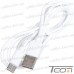 Цена от 29.77 грн. на Шнур штекер USB А - штекер USB type C, 5А, 1м, белый