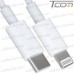 Купить Шнур штекер USB type C - штекер Lightning, 20W, 1м по выгодной цене