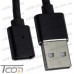 Фото, характеристики, описание Шнур магнитный штекер USB А - штекер USB type C, съёмный, на магните, 1 метр, Tcom