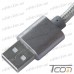 Цена от 72.77 грн. на Шнур 3в1, штекер USB А - штекер miсro USB + штекер iPhone + штекер USB type C, 1м, серебристый, Tcom
