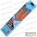 Шнур 2 в 1, штекер USB А - штекер miсro USB + штекер iPhone 6, плоский, оранжевый, 1м, в блистере, Tcom рис 4