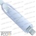 Цена от 76.50 грн. на Шнур 2 в 1, штекер USB А - штекер miсro USB + штекер iPhone 6, плоский, 1м, белый в блистере, Tcom