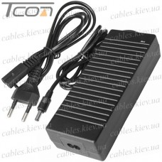 Блок питания (Model: 2450) кабельный 2,5/5,5мм, 24V, 5A, 220В, с индикатором + сетевой шнур,  Tcom