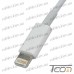 Шнур OTG (гнездо USB A - штекер iPhone 6), белый, 0,2метра, Tcom рис 4