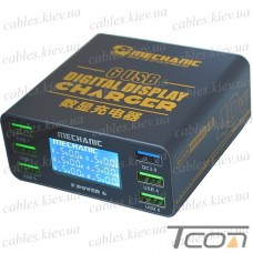 Сетевое зарядное устройство Mechanic F-Power 6, 40W, 220V, с цифровой индикацией