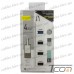 Фото, характеристики, описание USB HUB на 4 порта (v.2.0/3.0), 480 Мбит/с - 5Гбит/с, белый, Tcom