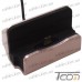 Цена от 74.59 грн. на Док станция для зарядки micro USB, с шнуром USB, золотистая, Tcom