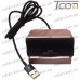 Док станция для зарядки micro USB, с шнуром USB, золотистая, Tcom рис 6