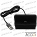 Док станция для зарядки type C, со шнуром USB, чёрная, Tcom рис 5