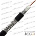 Кабель коаксиальный RG-6U (series 690) одножильный, лужёная сталь, (96%), чёрный, 305м, EPLEX рис 5