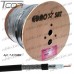Купить Кабель коаксиальный RG-6 (F660BV) одножильный, лужёная сталь, (64%), чёрный, 305м, EUROSAT по выгодной цене