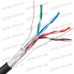 Купить Кабель компьютерный витая пара FTP (PE) Сat.5e 4x2x(0,51мм CCA), наружный, диам.-5мм, чёрный, 305м, EUROSAT по выгодной цене