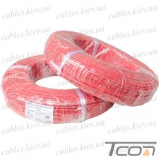 Провод силиконовый 1 жила 12AWG (3,5мм.кв.), TinCU, красный, 100м