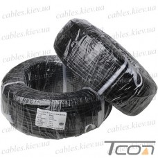 Провод силиконовый 1 жила 11AWG (3,8мм.кв.) TinCU, чёрный, 100м