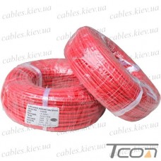 Провод силиконовый 1 жила 10AWG (5,3мм.кв.) TinCU, красный, 100м
