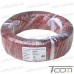 Фото, характеристики, описание Провод силиконовый 2 жилы 28AWG (2х0,08мм.кв.) TinCU, красно-чёрный, 200м