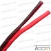 Провод силиконовый 2 жилы 26AWG (2х0,15мм.кв.) TinCU, красно-чёрный, 200м рис 4