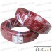 Купить Провод силиконовый 2 жилы 24AWG (2х0,2мм.кв.) TinCU, красно-чёрный, 200м по выгодной цене