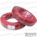 Купить Провод силиконовый 2 жилы 22AWG (2х0,32мм.кв.) TinCU, красно-чёрный, 200м по выгодной цене