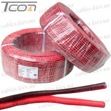 Провод силиконовый 2 жилы 18AWG (2х0,75мм.кв.) TinCU, красно-чёрный, 200м
