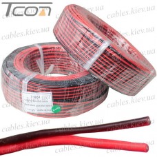 Провод силиконовый 2 жилы 14AWG (2х2,0мм.кв.) TinCU, красно-чёрный, 100м