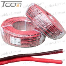 Провод силиконовый 2 жилы 13AWG (2х2,5мм.кв.) TinCU, красно-чёрный, 100м