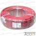 Фото, характеристики, описание Провод силиконовый 2 жилы 13AWG (2х2,5мм.кв.) TinCU, красно-чёрный, 100м